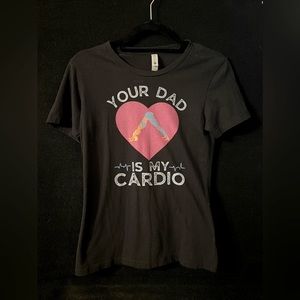 Fun Print Women’s T-Shirt by Next Level Apparel.  Size Medium. Fitted Sizing.